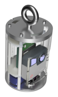 CanSat payload CAD with recovery lifting eye